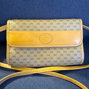 Gucci vintage Micro GG Crossbody Bag
